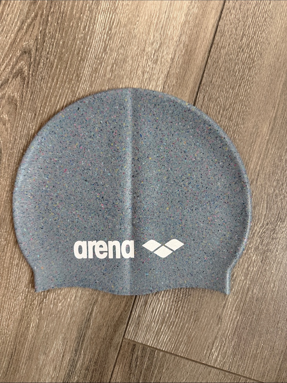 Arena Speckled Gray Swim Cap - Silicone